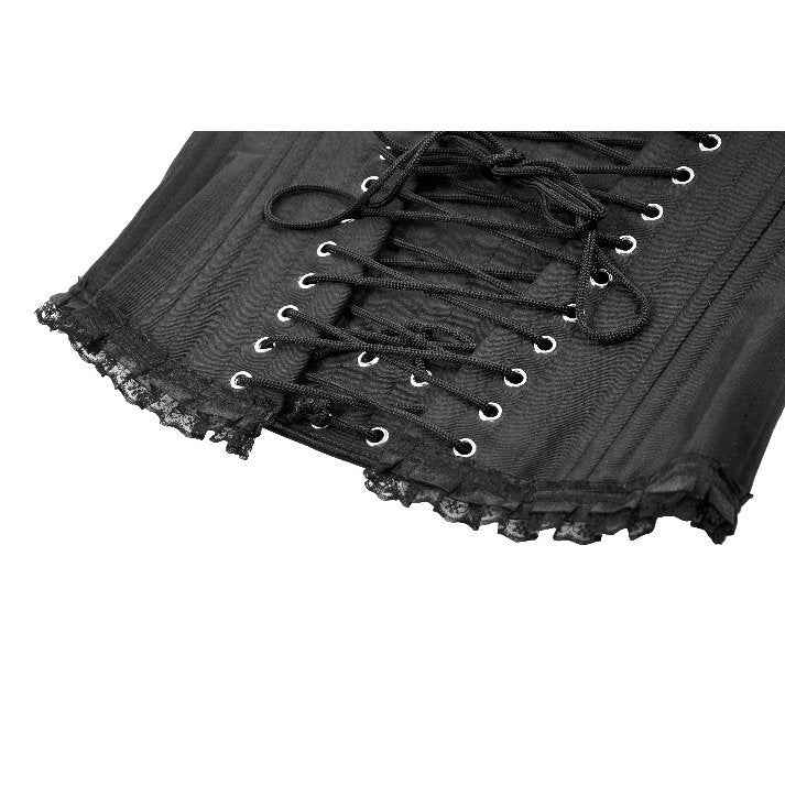 Dark in Love Talia Gothic Longline Metal Boned Corset