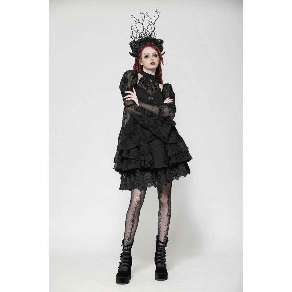 Dark in Love Blanche Butterfly big sleeves Dress