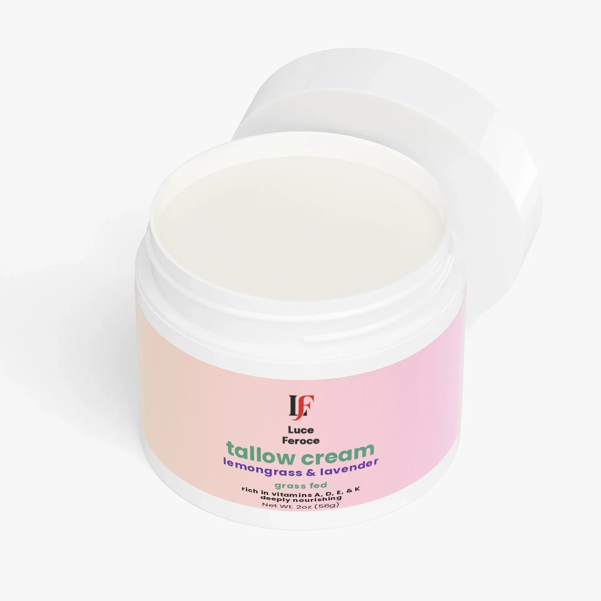 Tallow Cream Lemongrass & Lavender - Luce Feroce