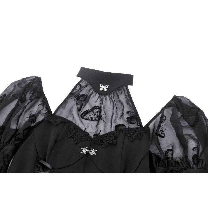 Dark in Love Blanche Butterfly big sleeves Dress