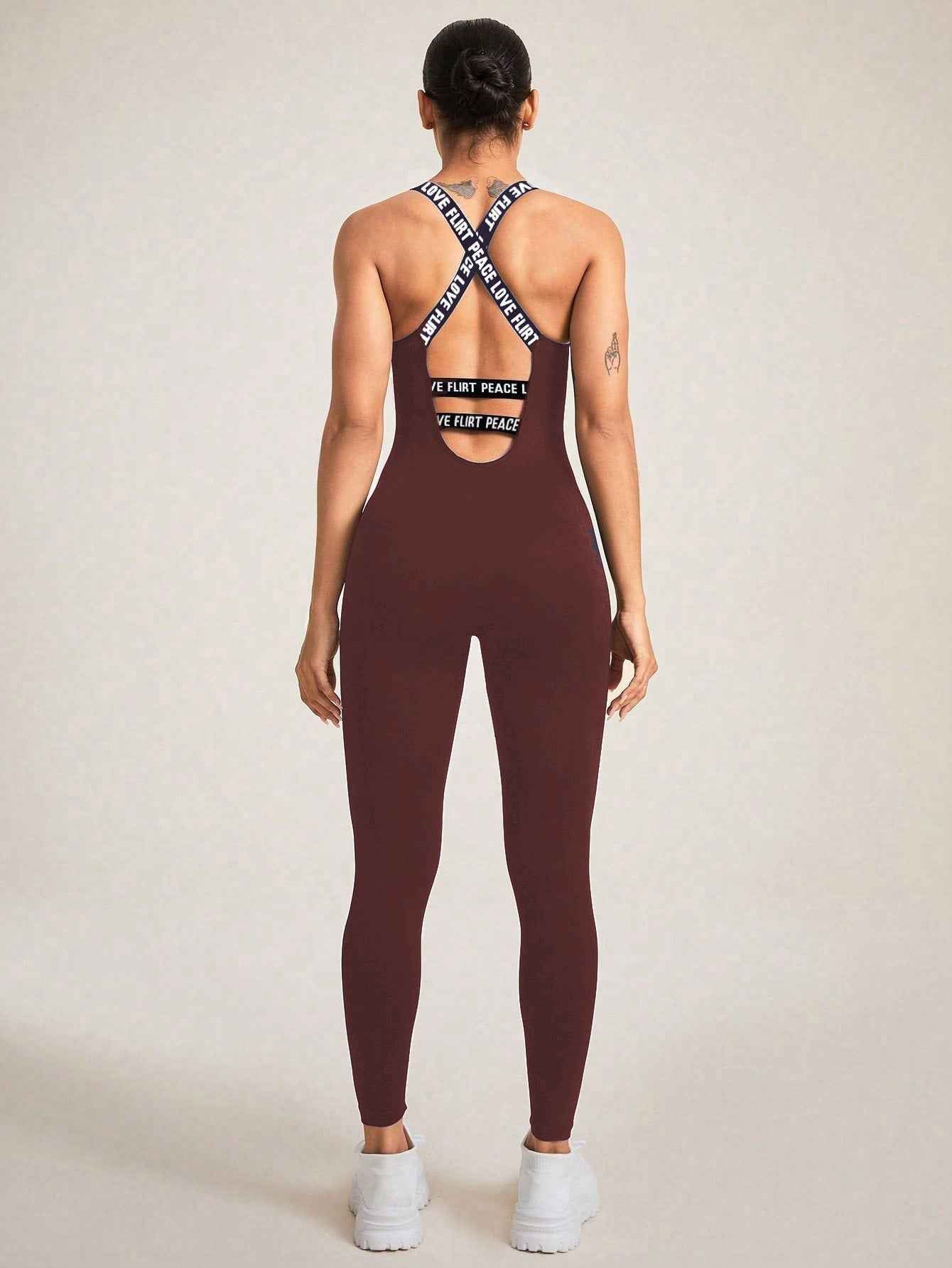 Seamless Camisole Jumpsuit – High Elastic Fit, Ultra-Comfortable