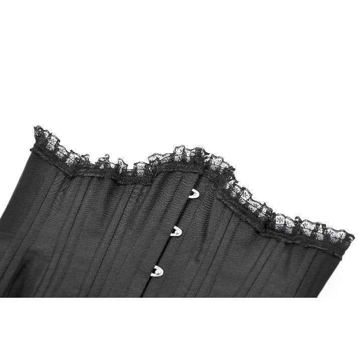 Dark in Love Talia Gothic Longline Metal Boned Corset