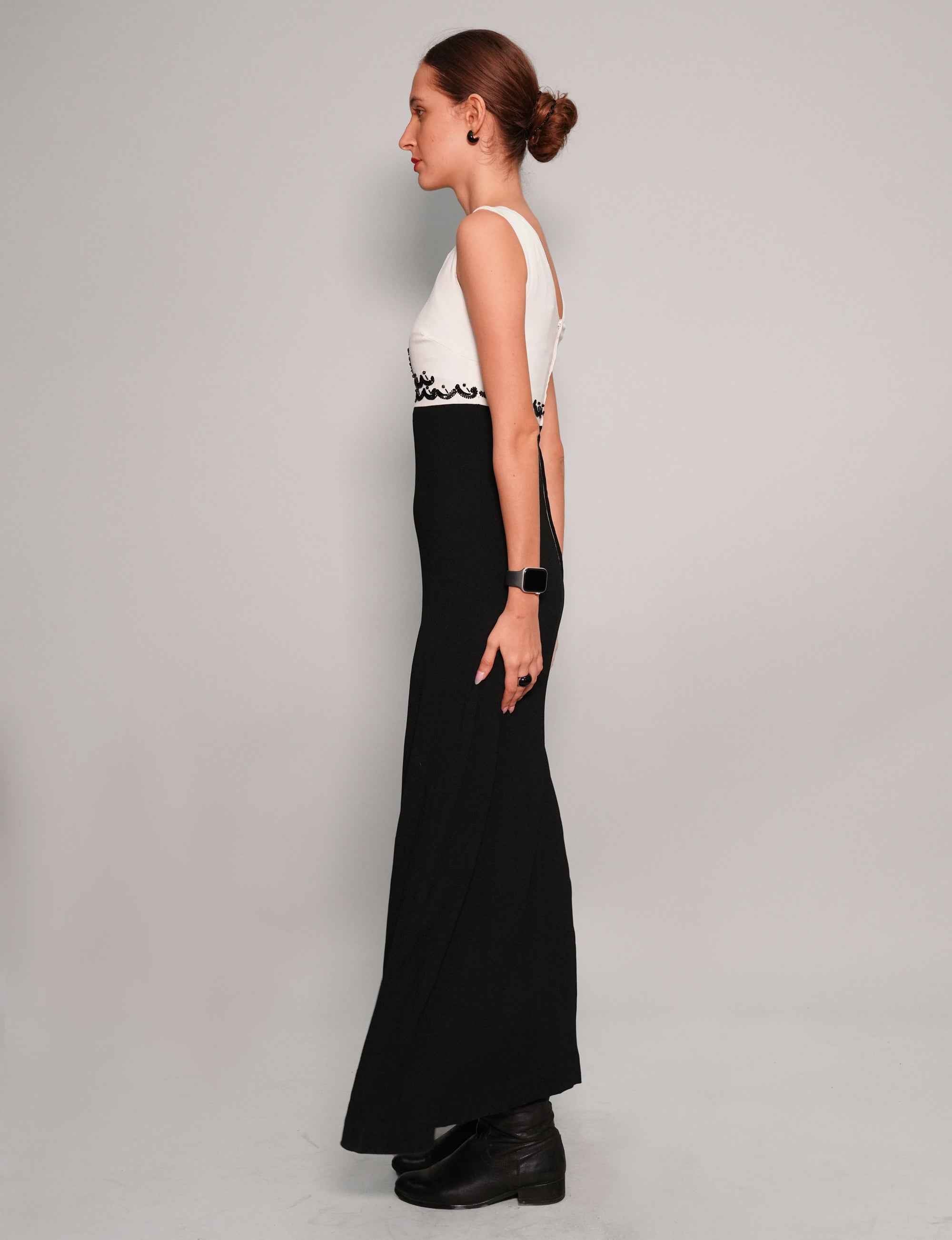 Vintage Two-Tone Sequin Dress