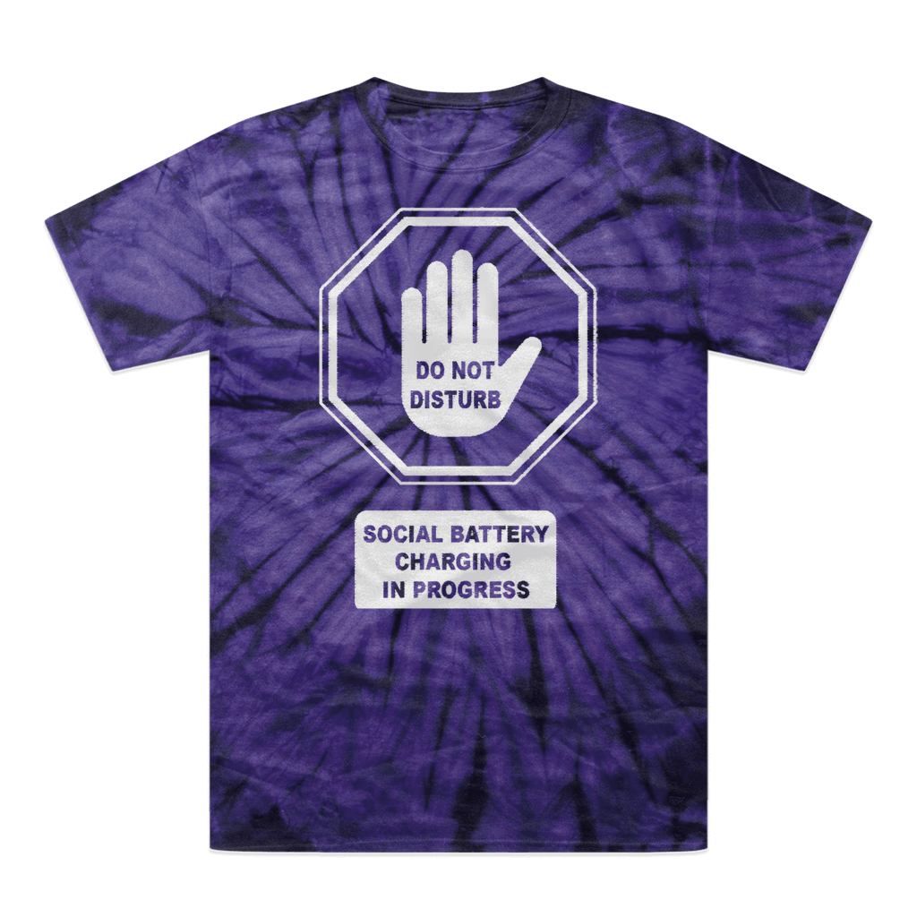 Do Not Disturb Tonal Spider Tie-Dye T-Shirt