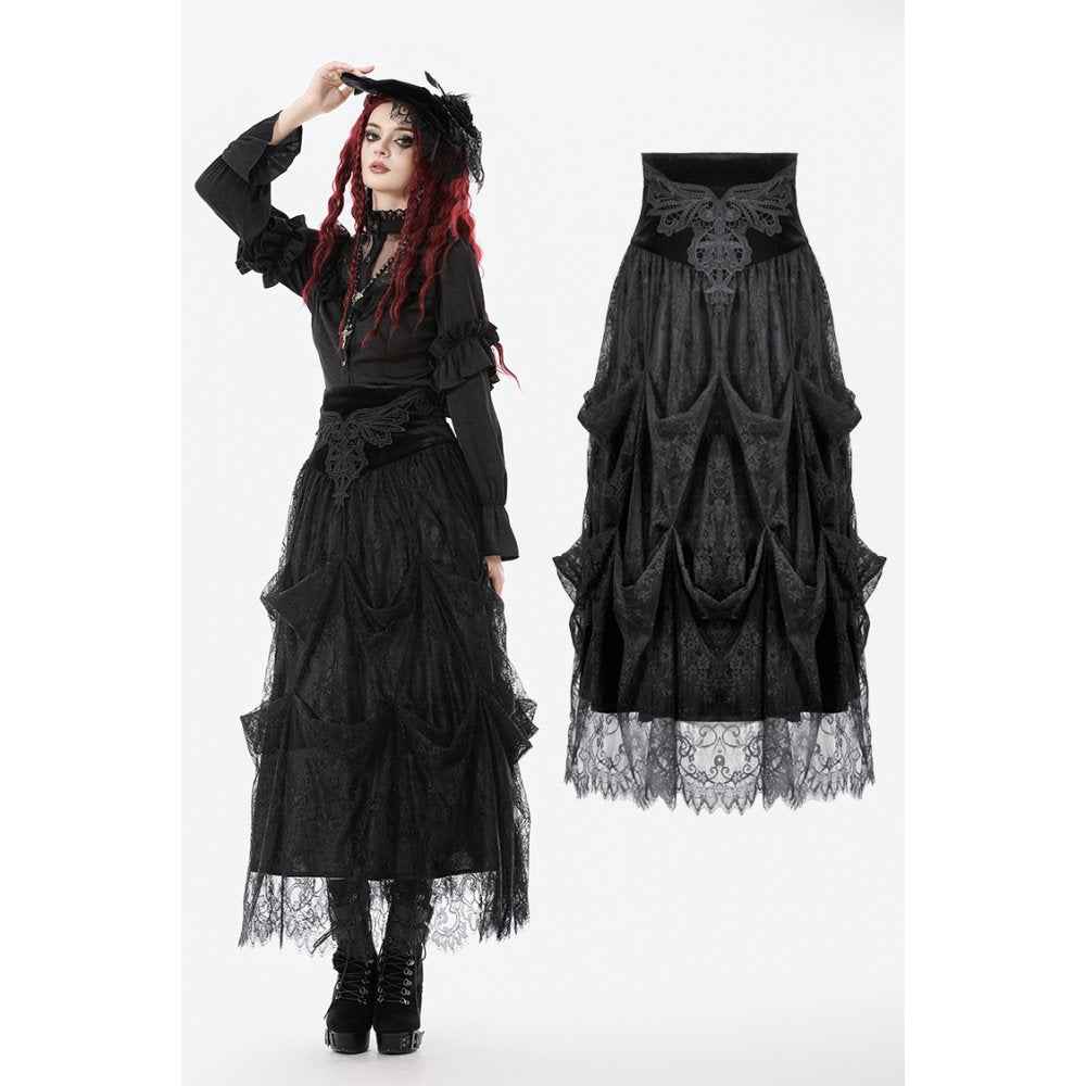 Dark in Love Gloriana Draped Maxi Skirt