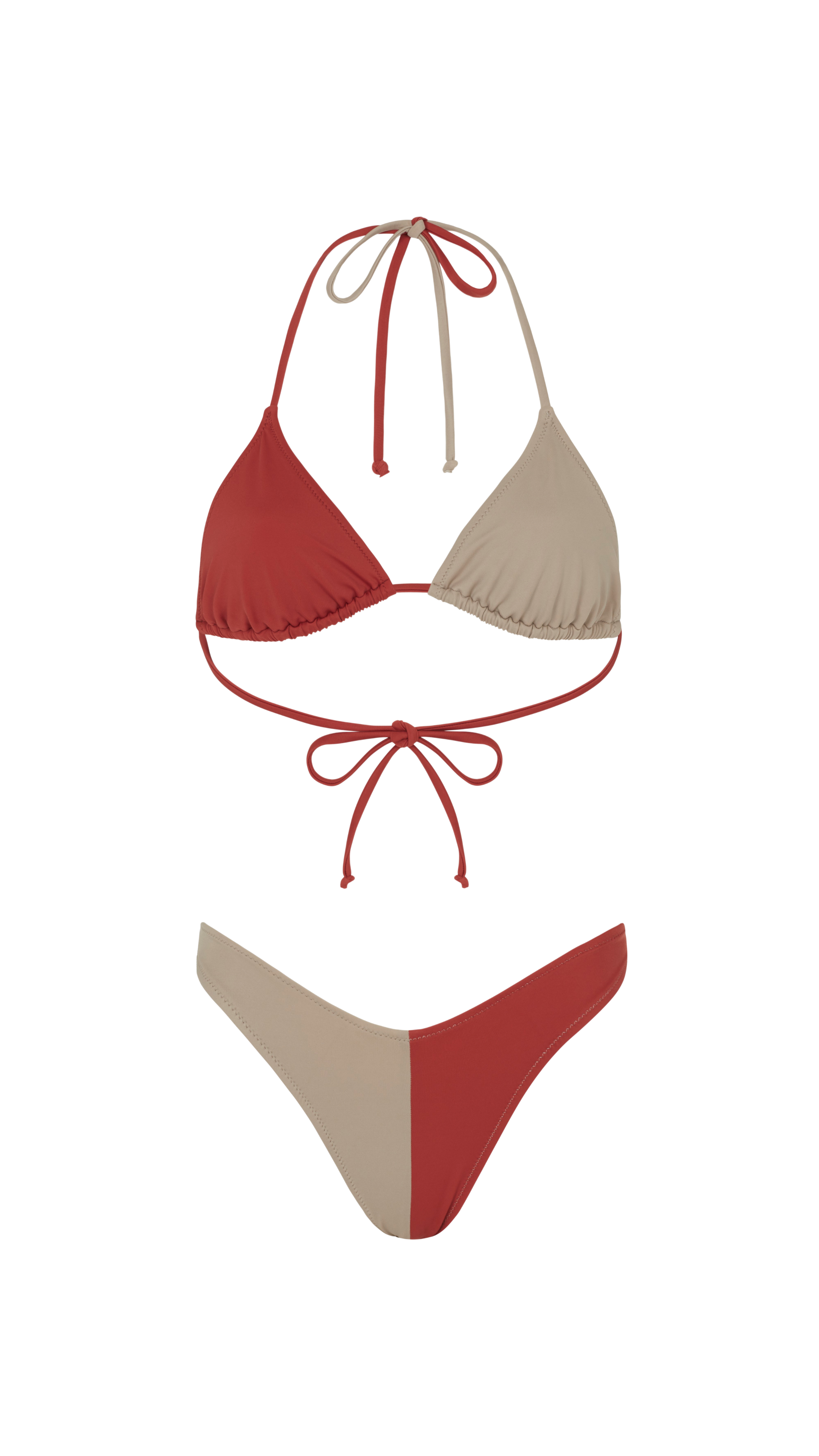 Rust Colour Duo Bikini Bottom