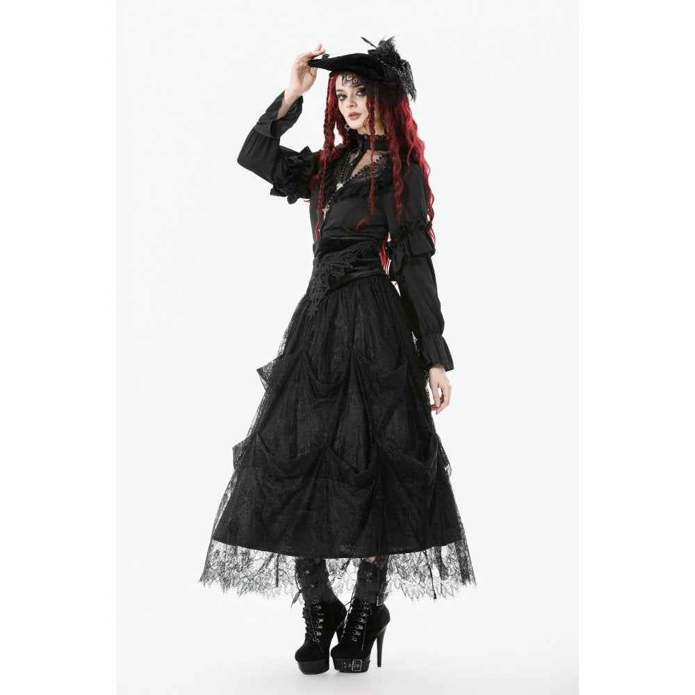 Dark in Love Gloriana Draped Maxi Skirt