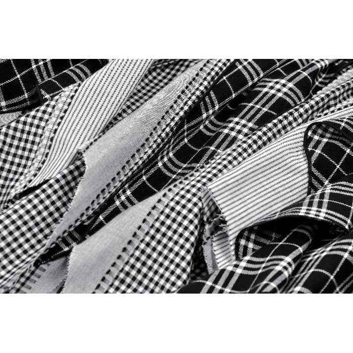 Dark in Love Morrigan Punk Patchwork Skirt