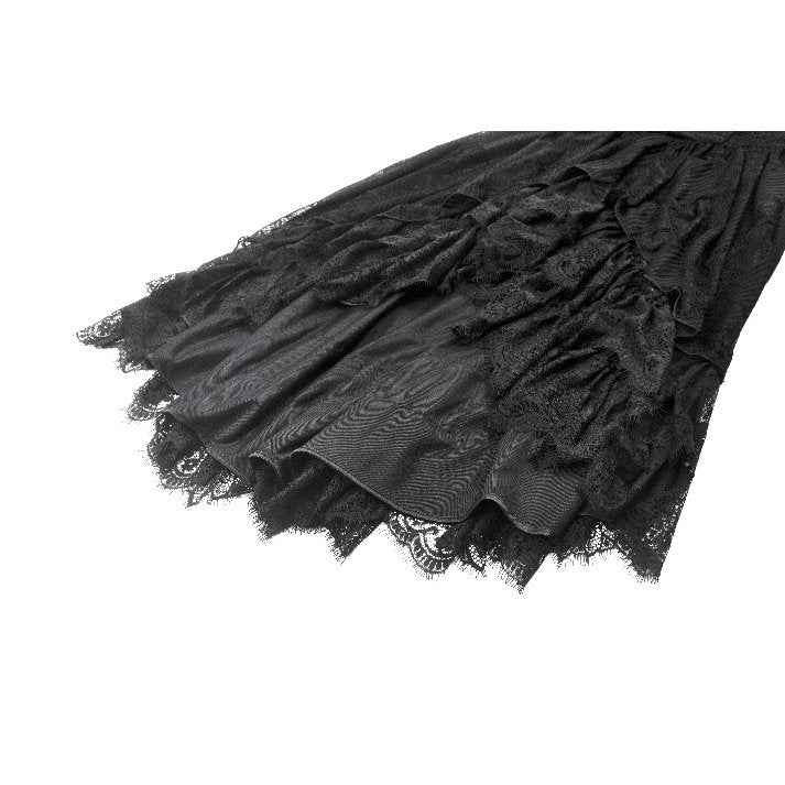 Dark in Love Soraya Gothic Lace High-Low Dress