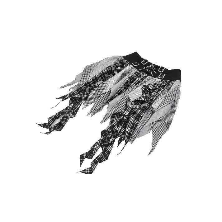 Dark in Love Morrigan Punk Patchwork Skirt