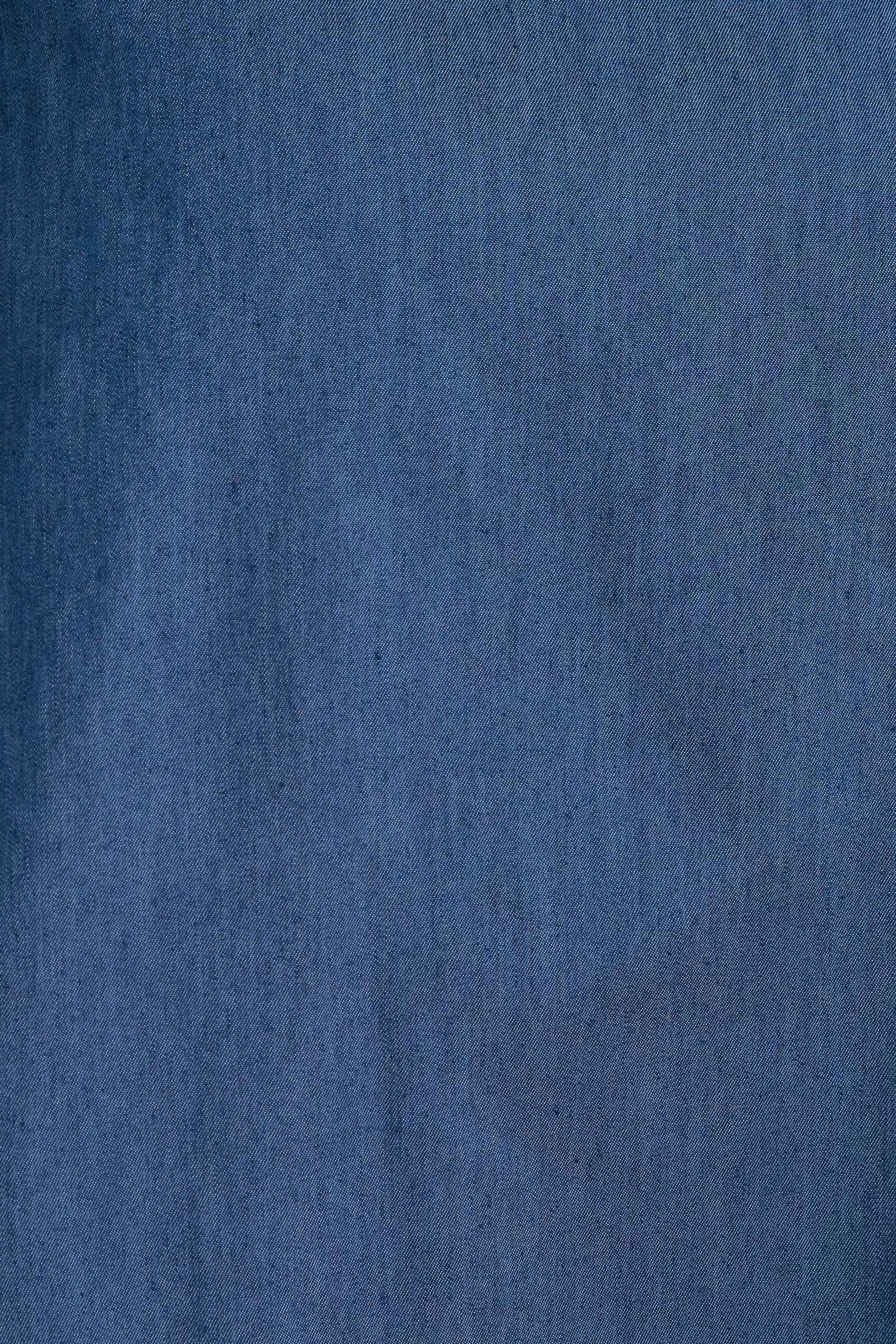Melly Chambray Throw On Mini Dress