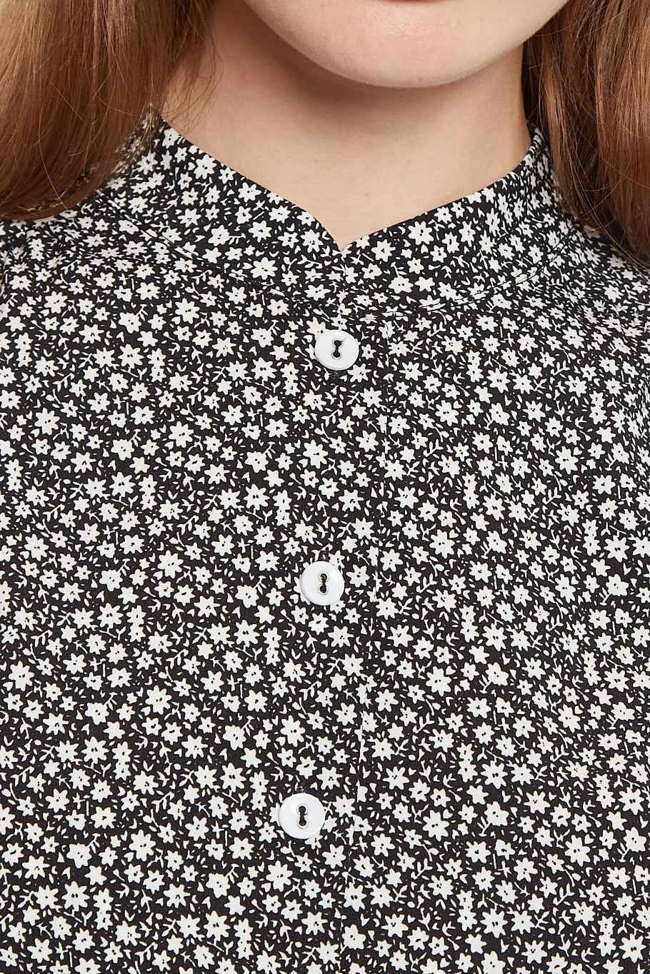 Louche Clancy Candy Bud Print Long Sleeve Blouse
