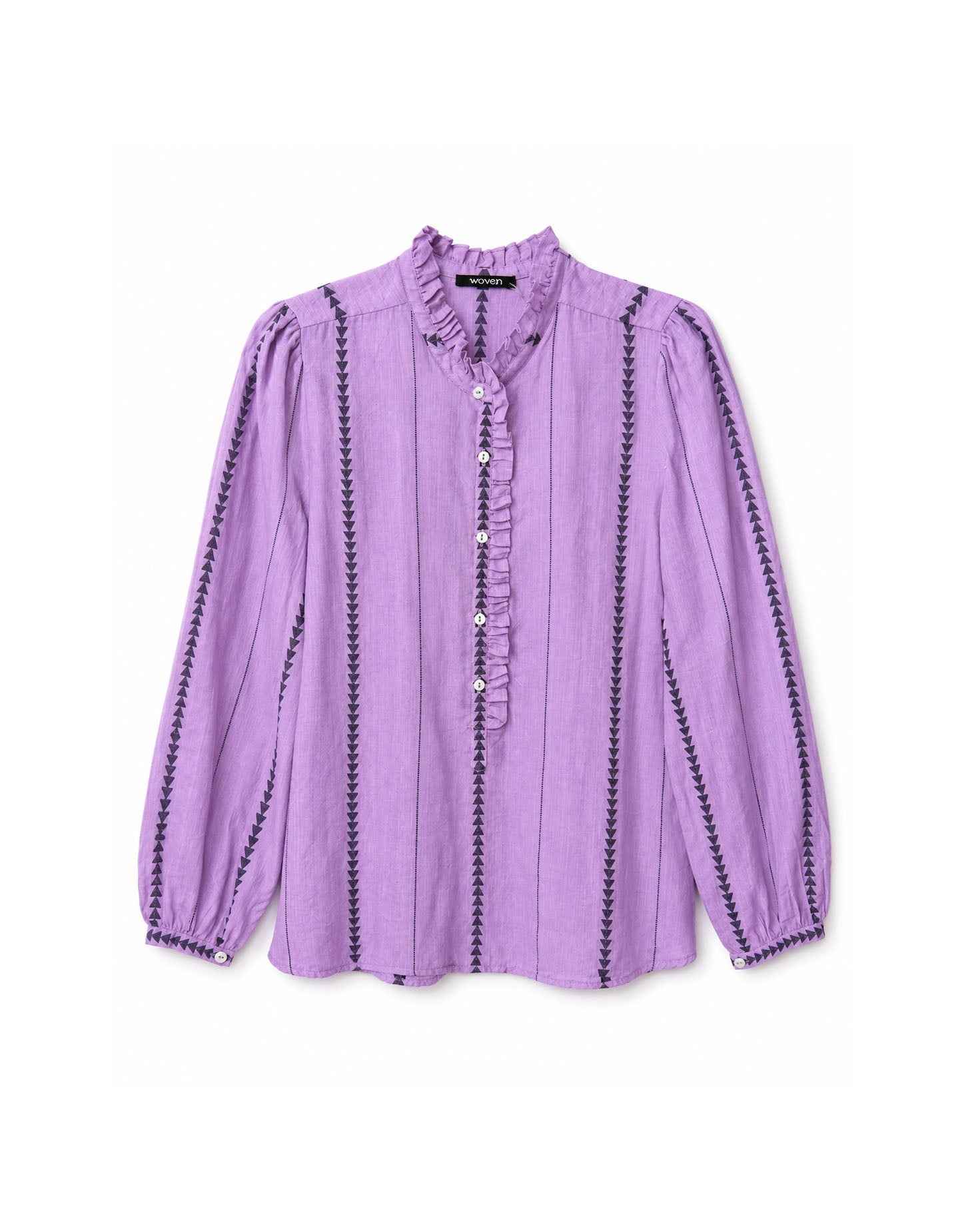 nina blouse | violet