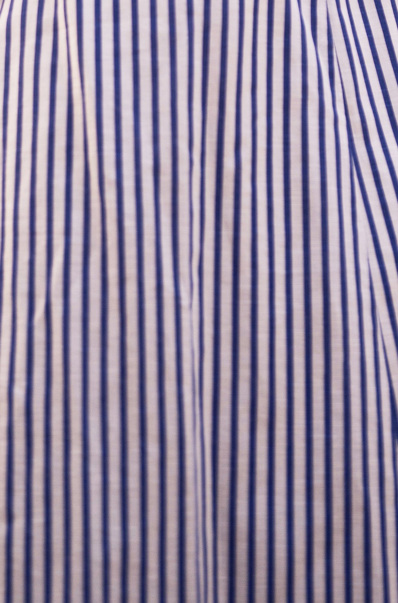 Yumi Blue Stripe Cotton Sun Dress With Ruched Back