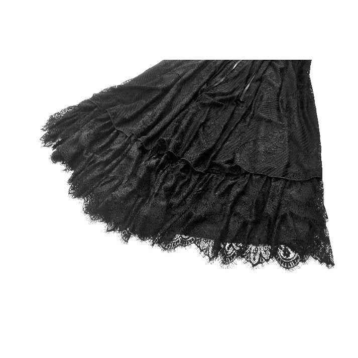 Dark in Love Soraya Gothic Lace High-Low Dress