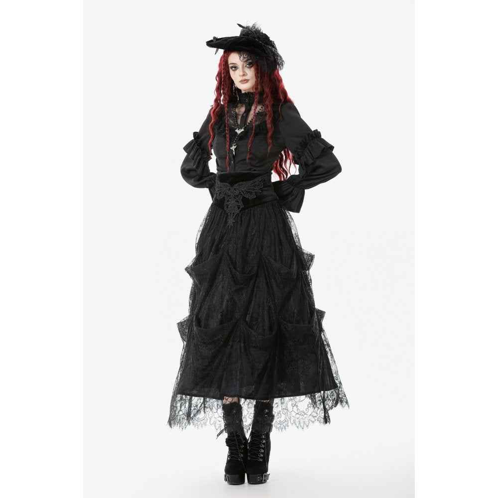 Dark in Love Gloriana Draped Maxi Skirt