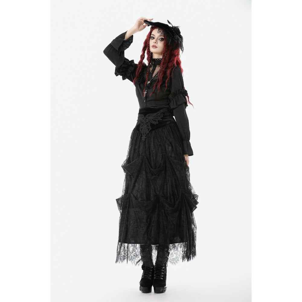 Dark in Love Gloriana Draped Maxi Skirt