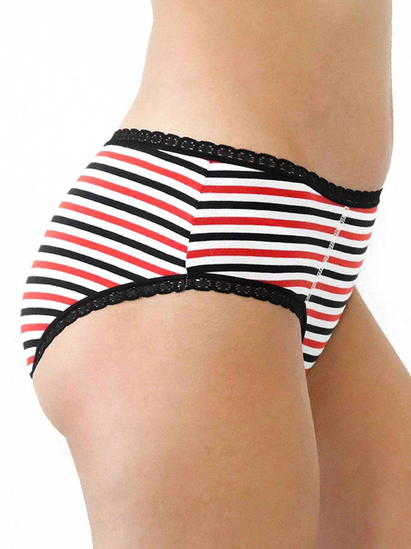 Organic Hipster Briefs with Lace
