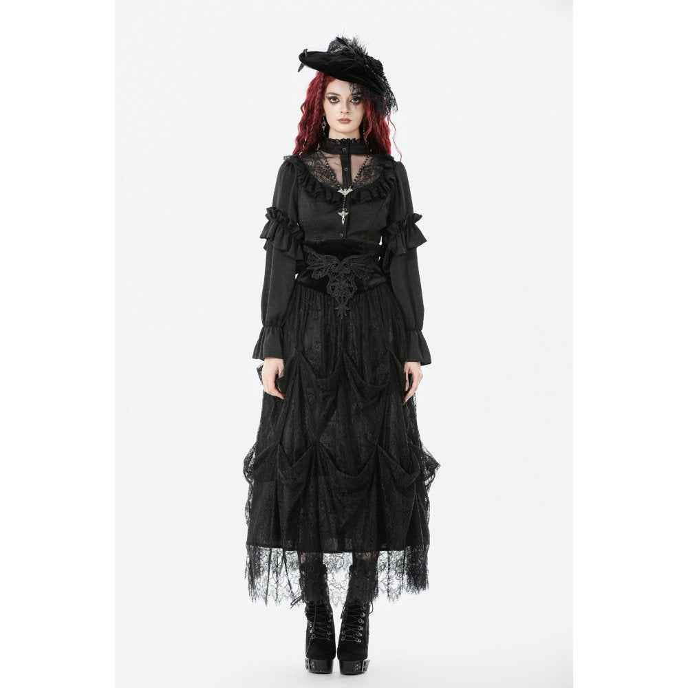 Dark in Love Gloriana Draped Maxi Skirt