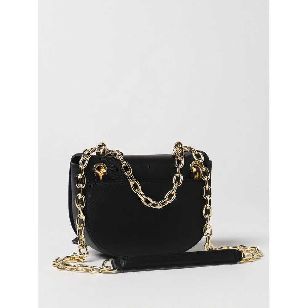 Versace Jeans Black Artificial Leather Crossbody Bag