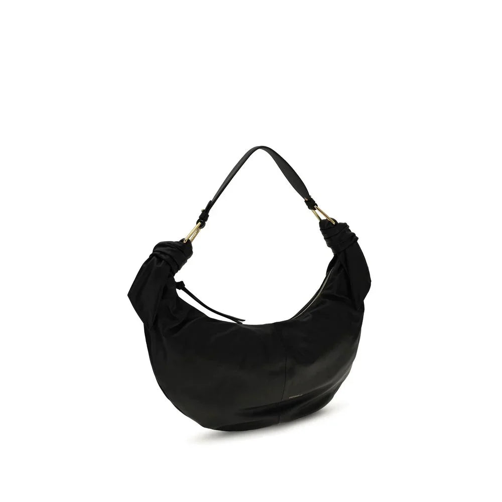 Coccinelle Black Calf Leather Bos Taurus Shoulder Bag