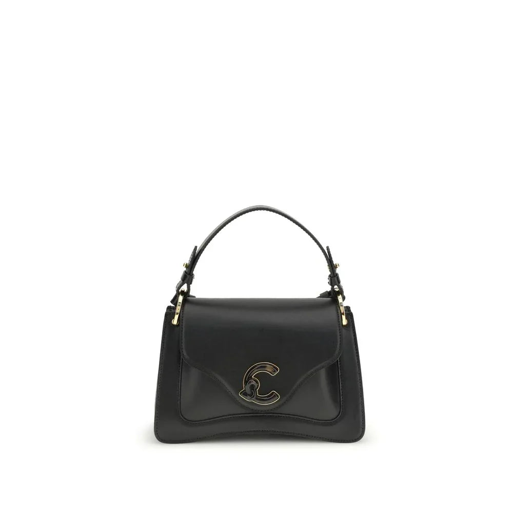 Coccinelle Black Calf Leather Bos Taurus Shoulder Bag