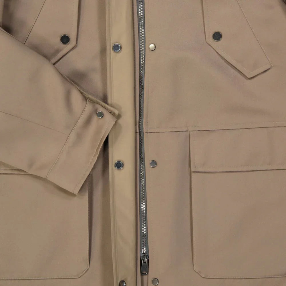 Brunello Cucinelli brauner Polyester-Parka