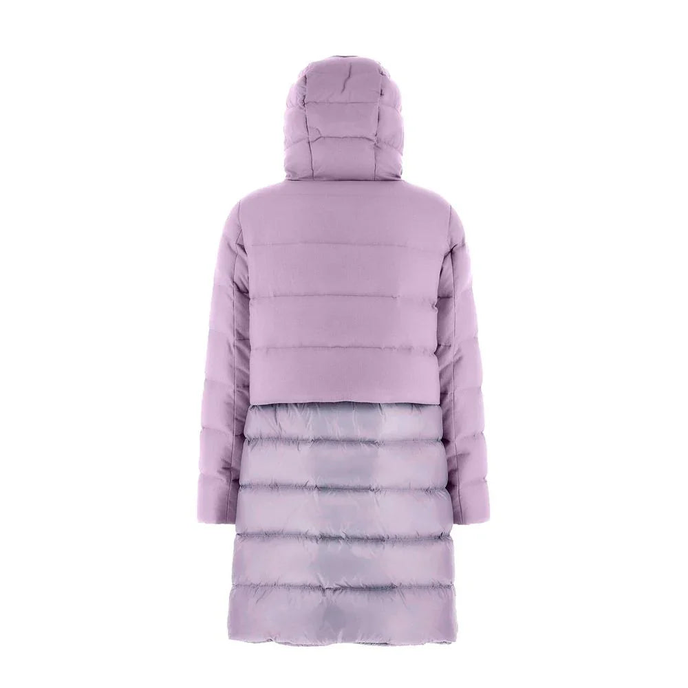 Herno Purple Cashmere Coat