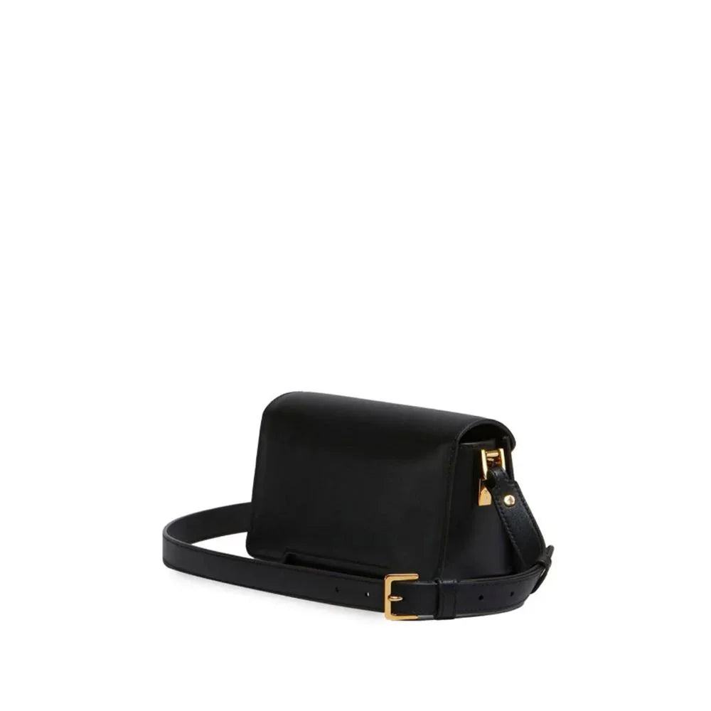 Marni Black Calfskin Shoulder Bag
