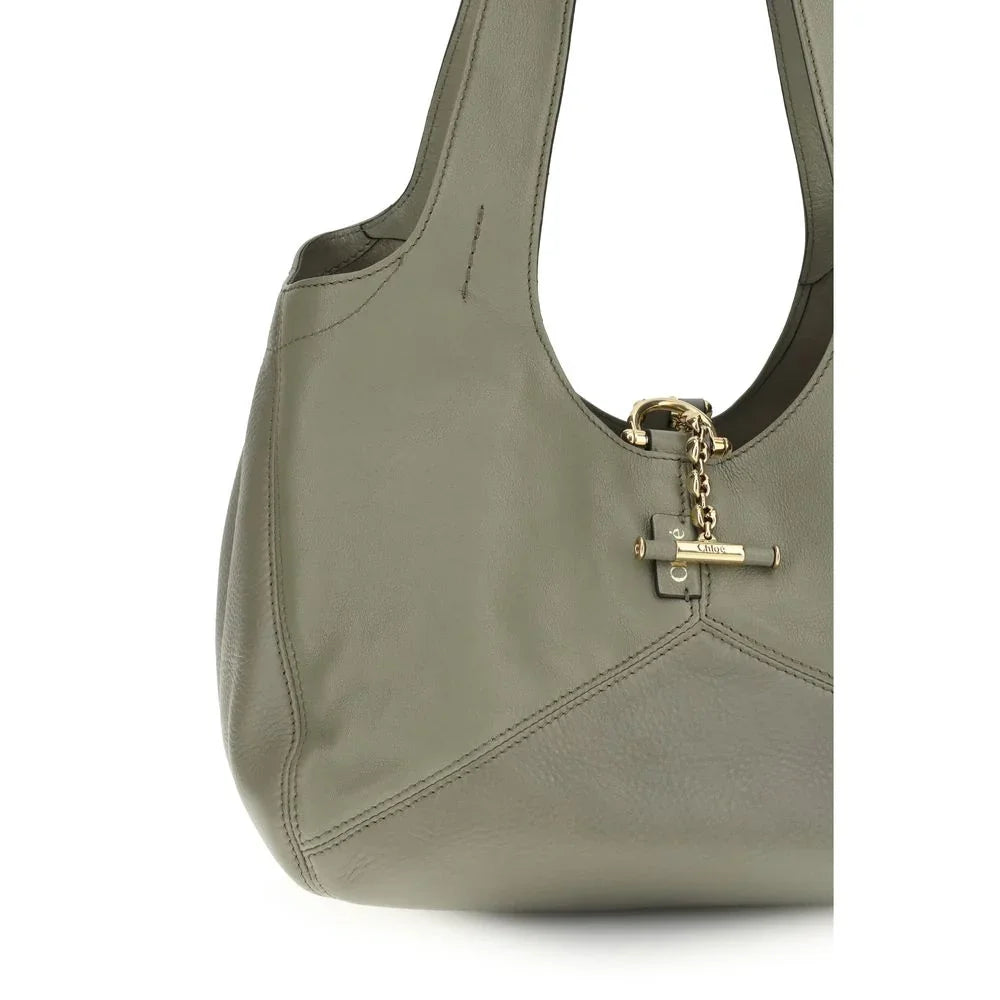 Chloé Bicolor Calf Leather Bos Taurus Shoulder Bag