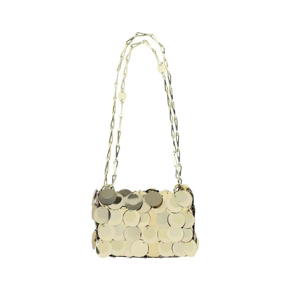 Rabanne Gold Metal Shoulder Bag