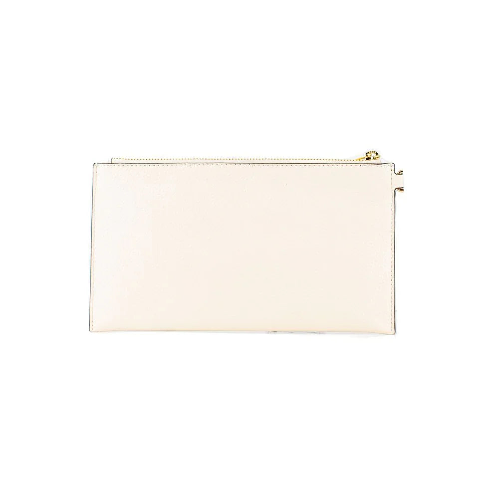 Michael Kors Beige Leather Clutch Bag