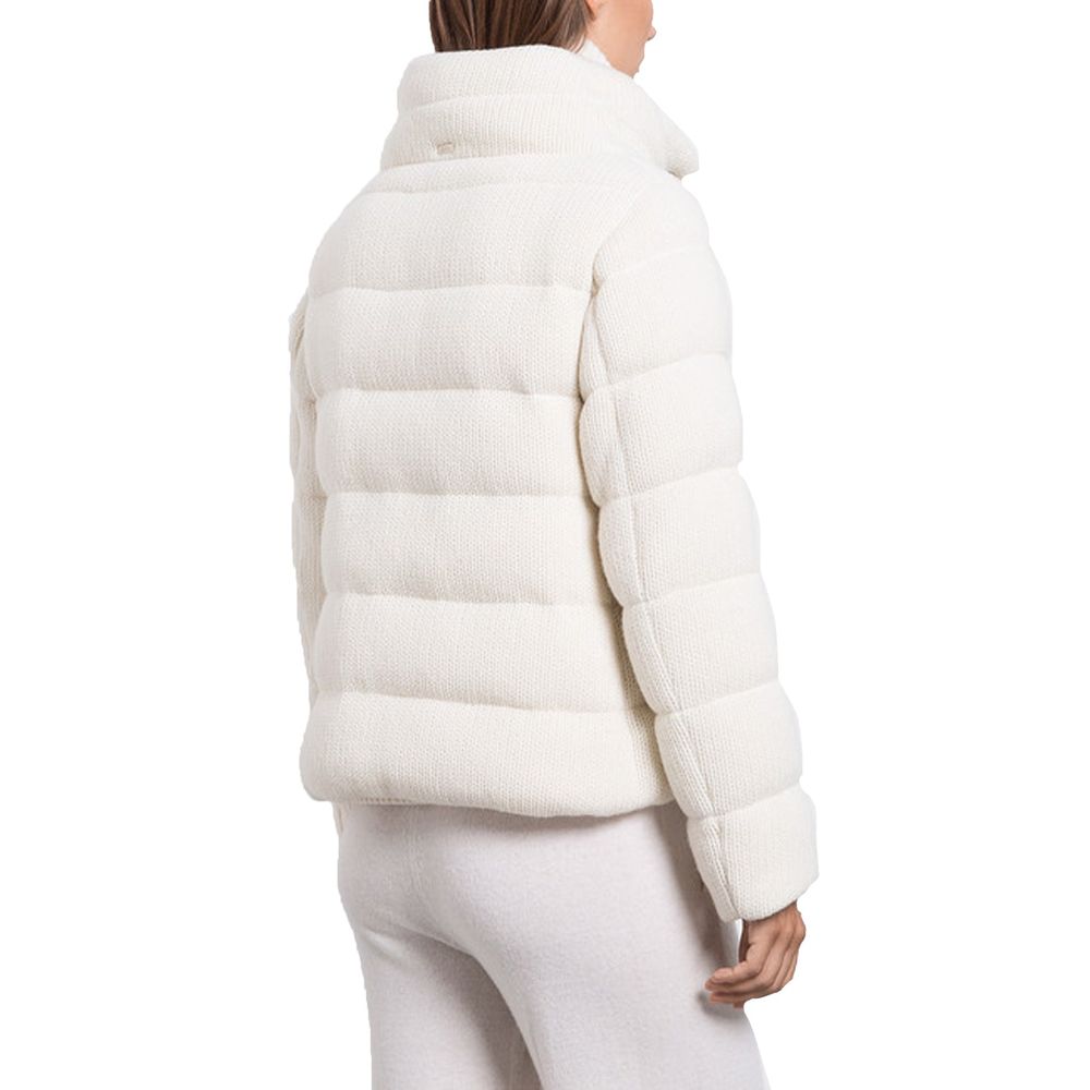 Herno White Fibers Coat