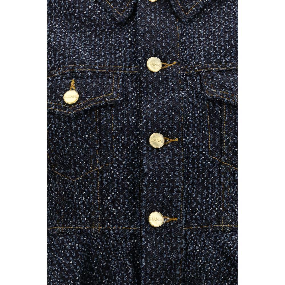 Ganni Blue Cotton Denim Jacket