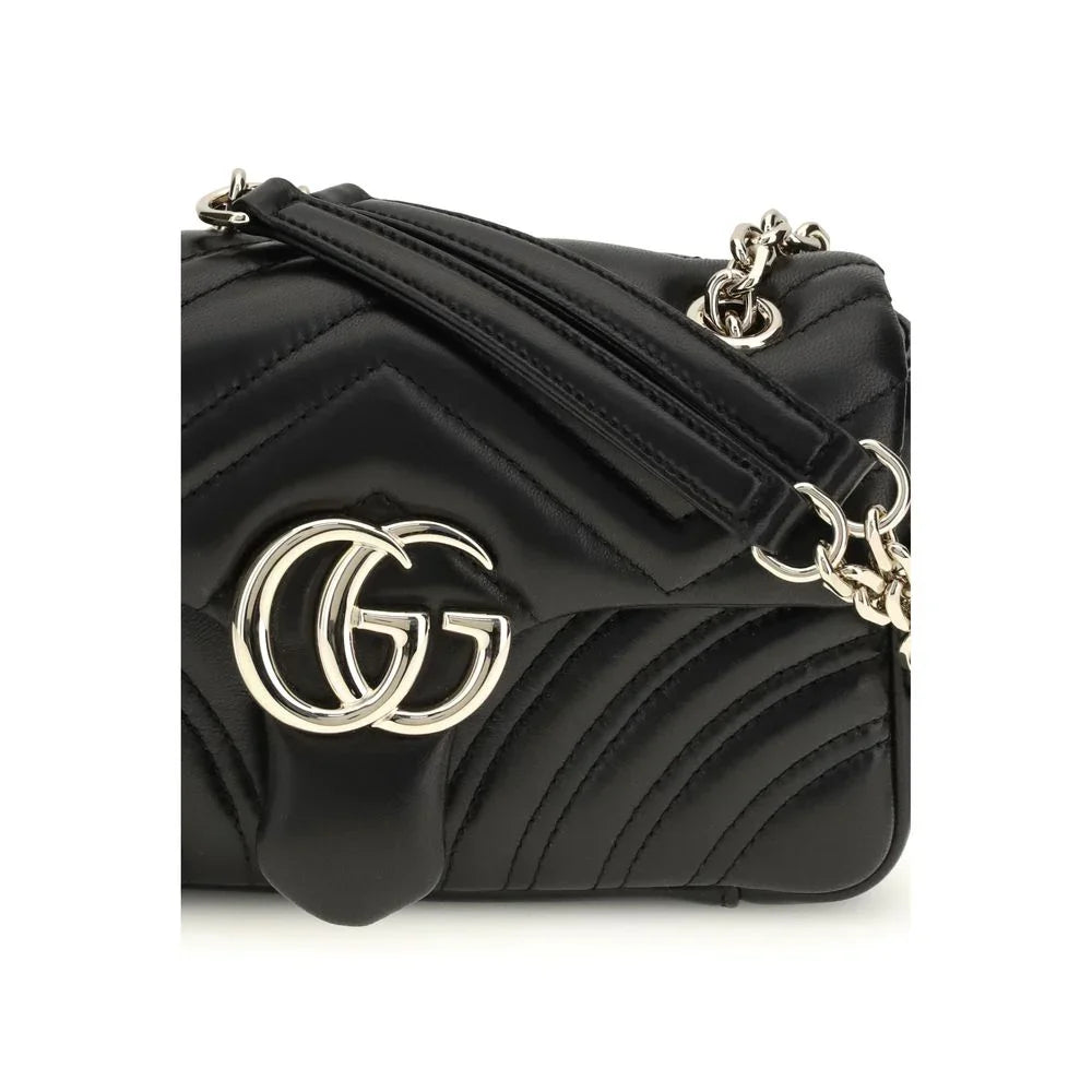 Gucci Black Calf Leather Bos Taurus Shoulder Bag