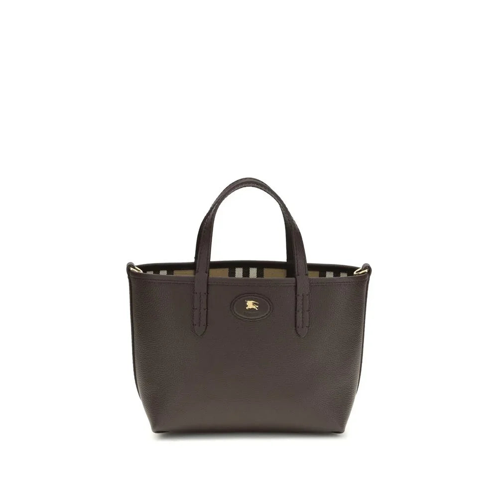 Burberry Schultertasche aus beigefarbenem Kalbsleder, Modell Bos Taurus