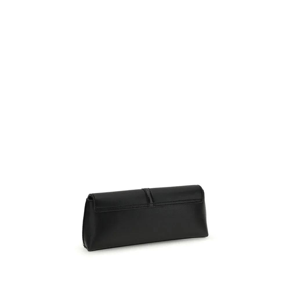 Stella McCartney Clutch-Tasche aus schwarzem Hanf