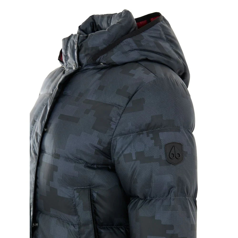 Moose Knuckles Gray Cotton Coat