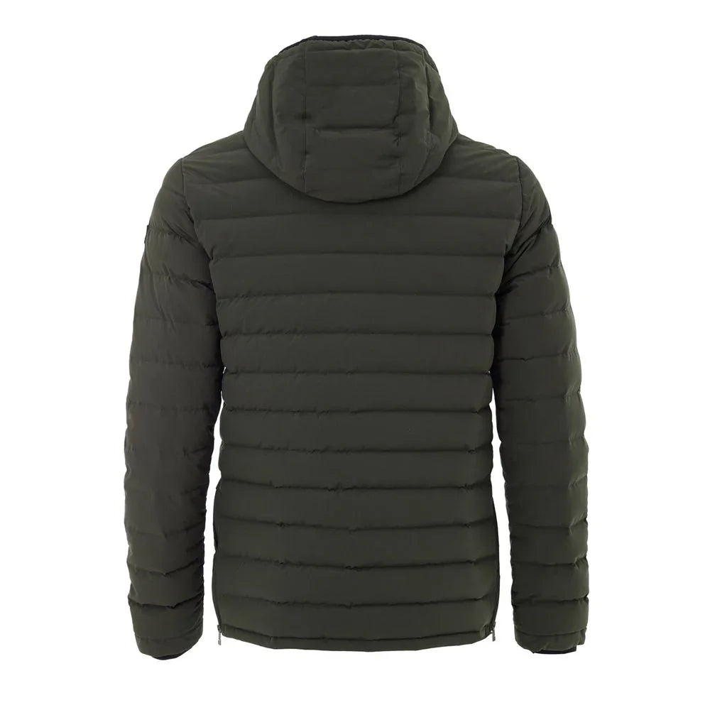 Moose Knuckles Green Nylon Full-Length Jacket