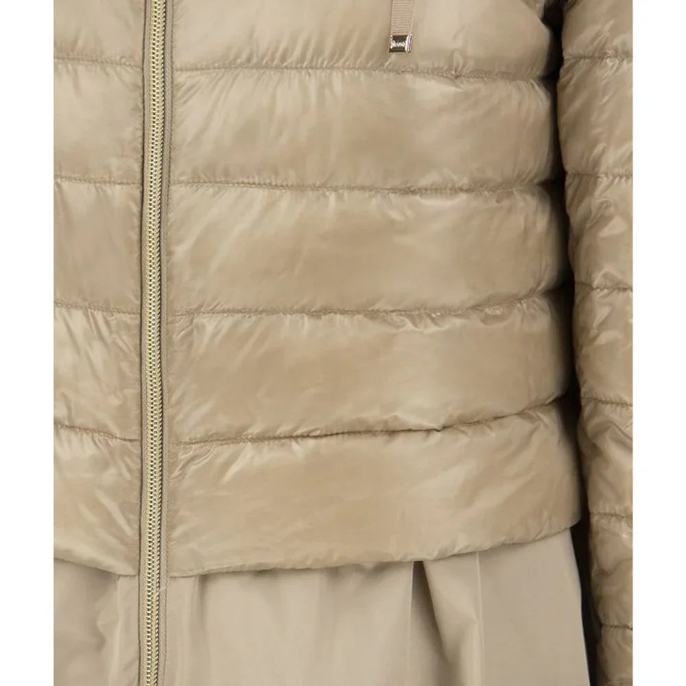 Herno Beige Polyester Coat