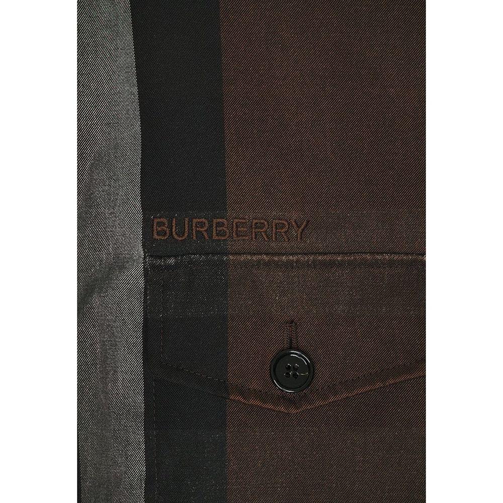Burberry Brown Cotton Parka