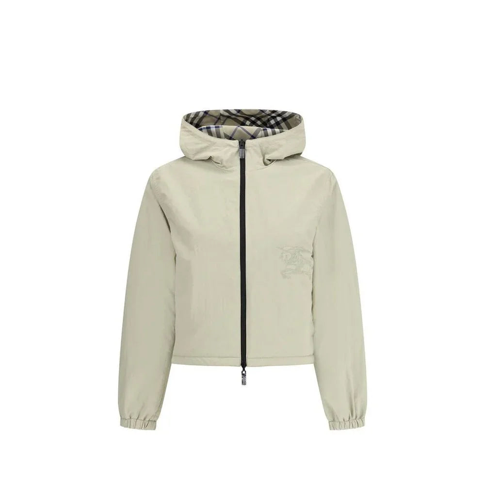 Burberry Gray Polyamide Shell Jacket