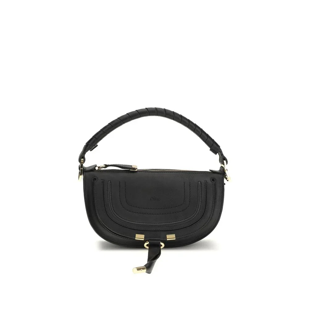 Chloé Black Calf Leather Bos Taurus Shoulder Bag
