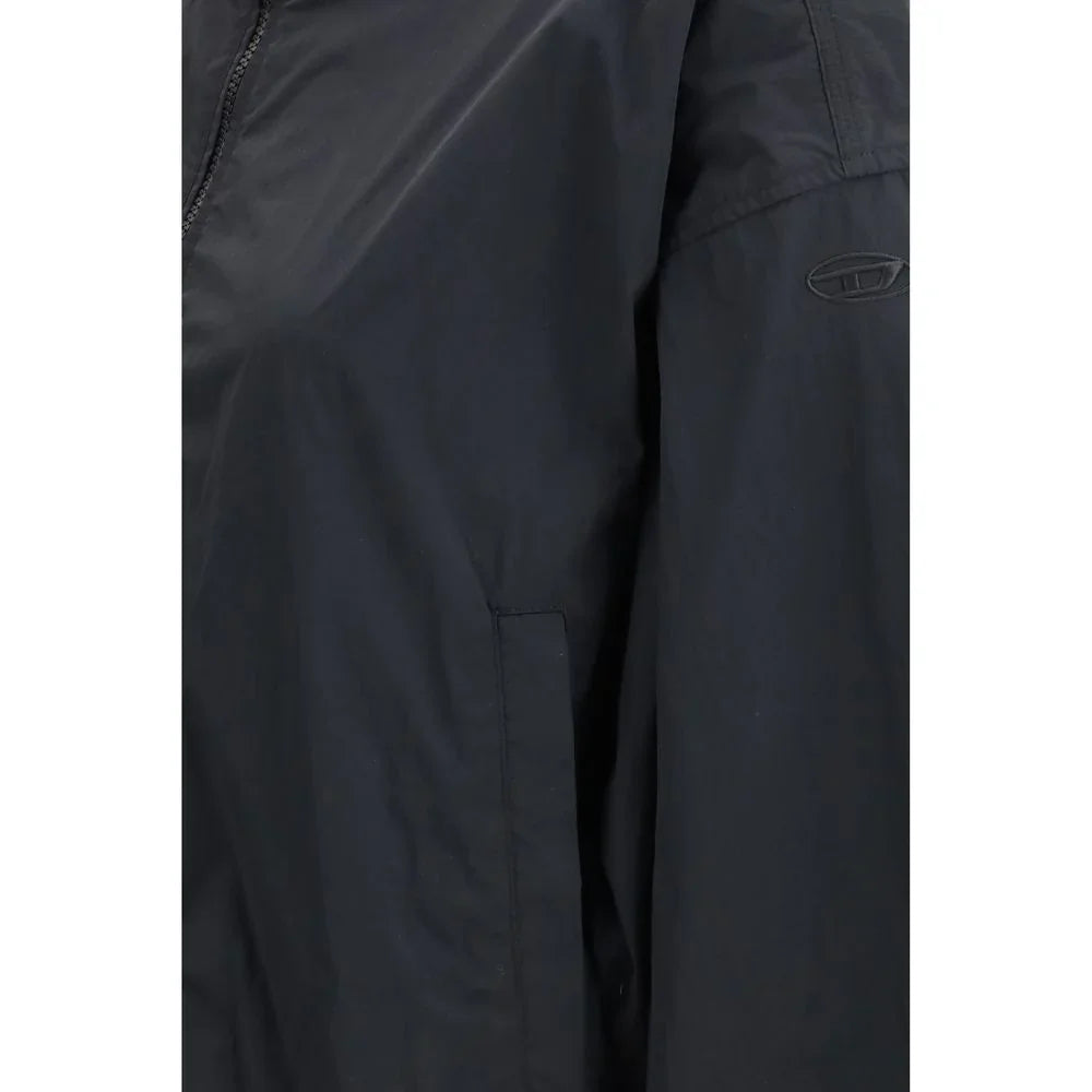 Diesel Black Polyamide Shell Jacket