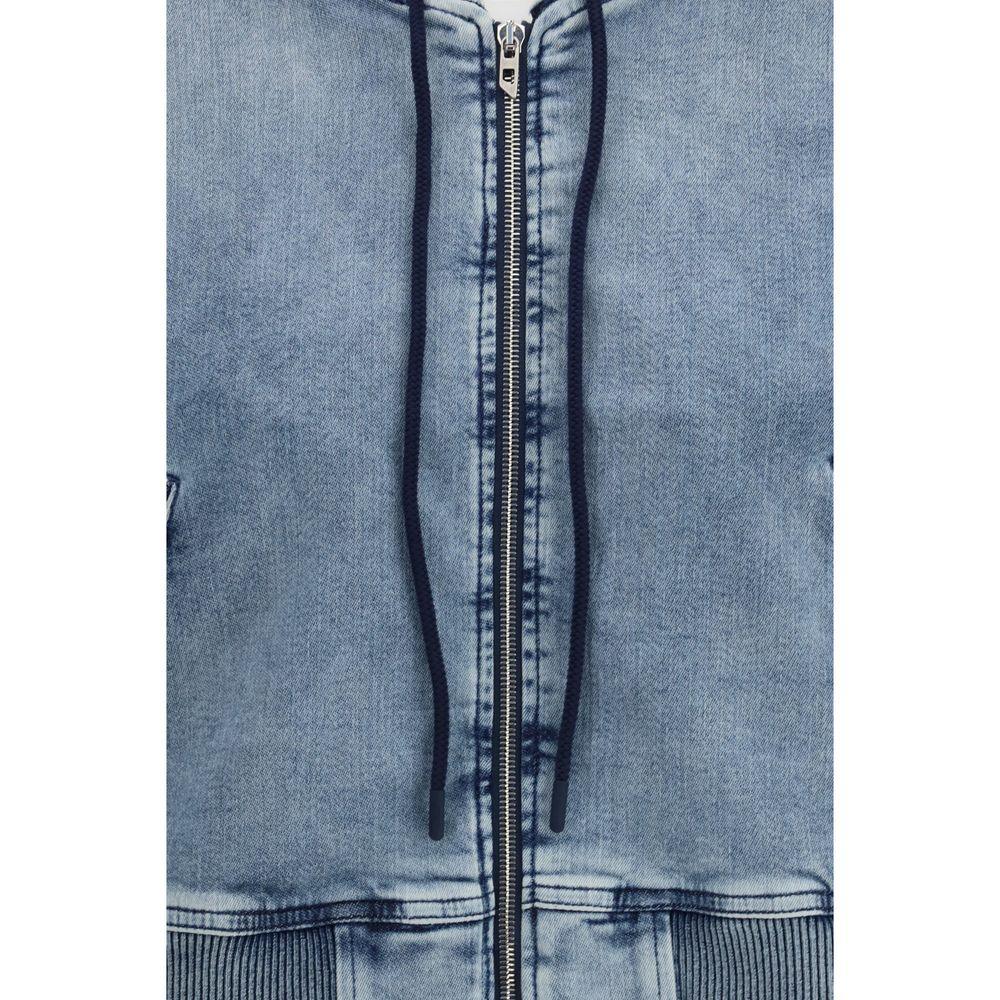 Diesel Blue Cotton Denim Jacket