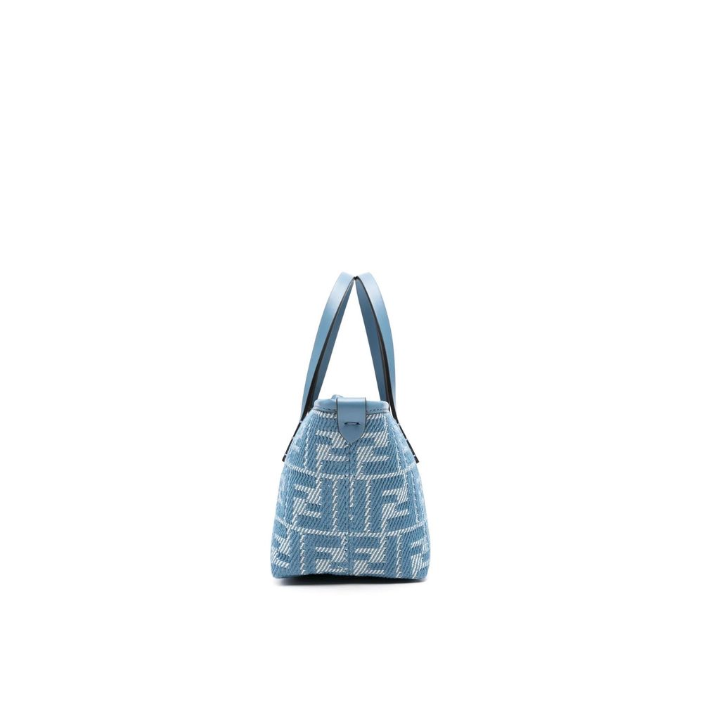 Fendi Blue Cotton Handbag