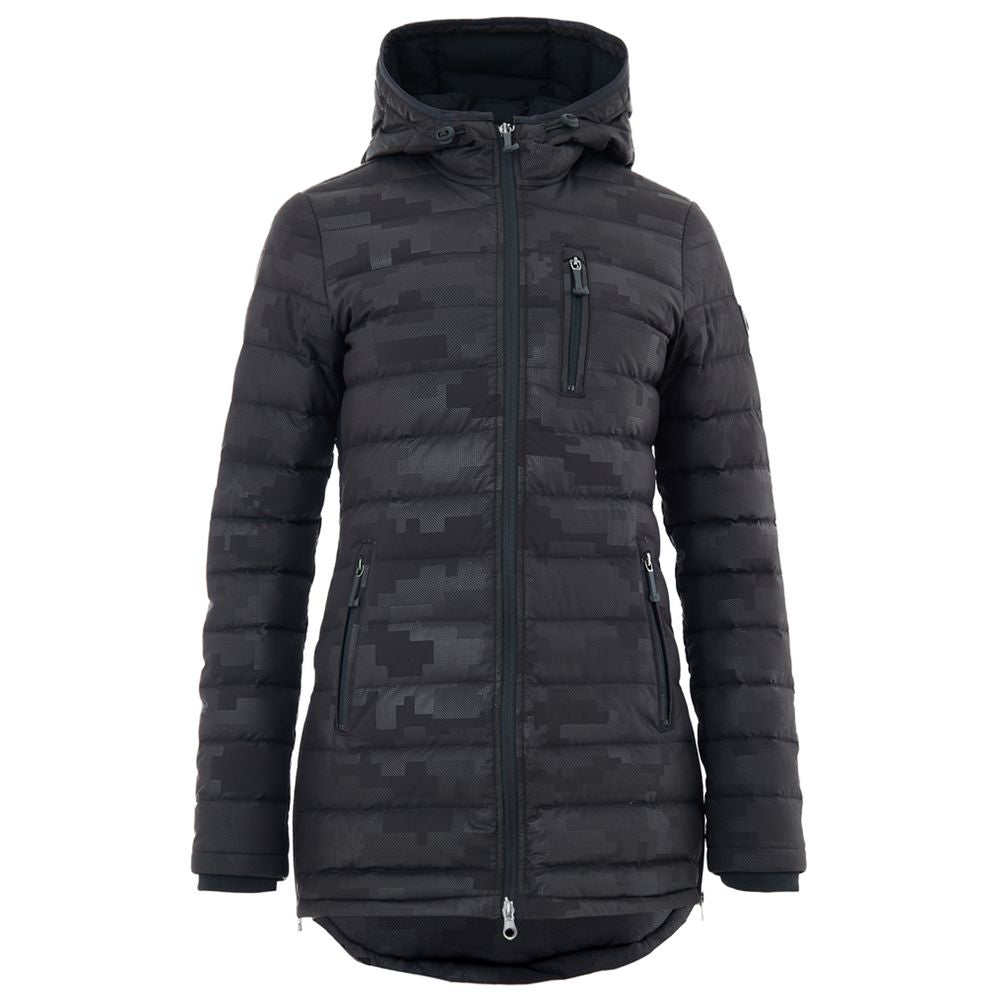 Moose Knuckles Black Nylon Coat