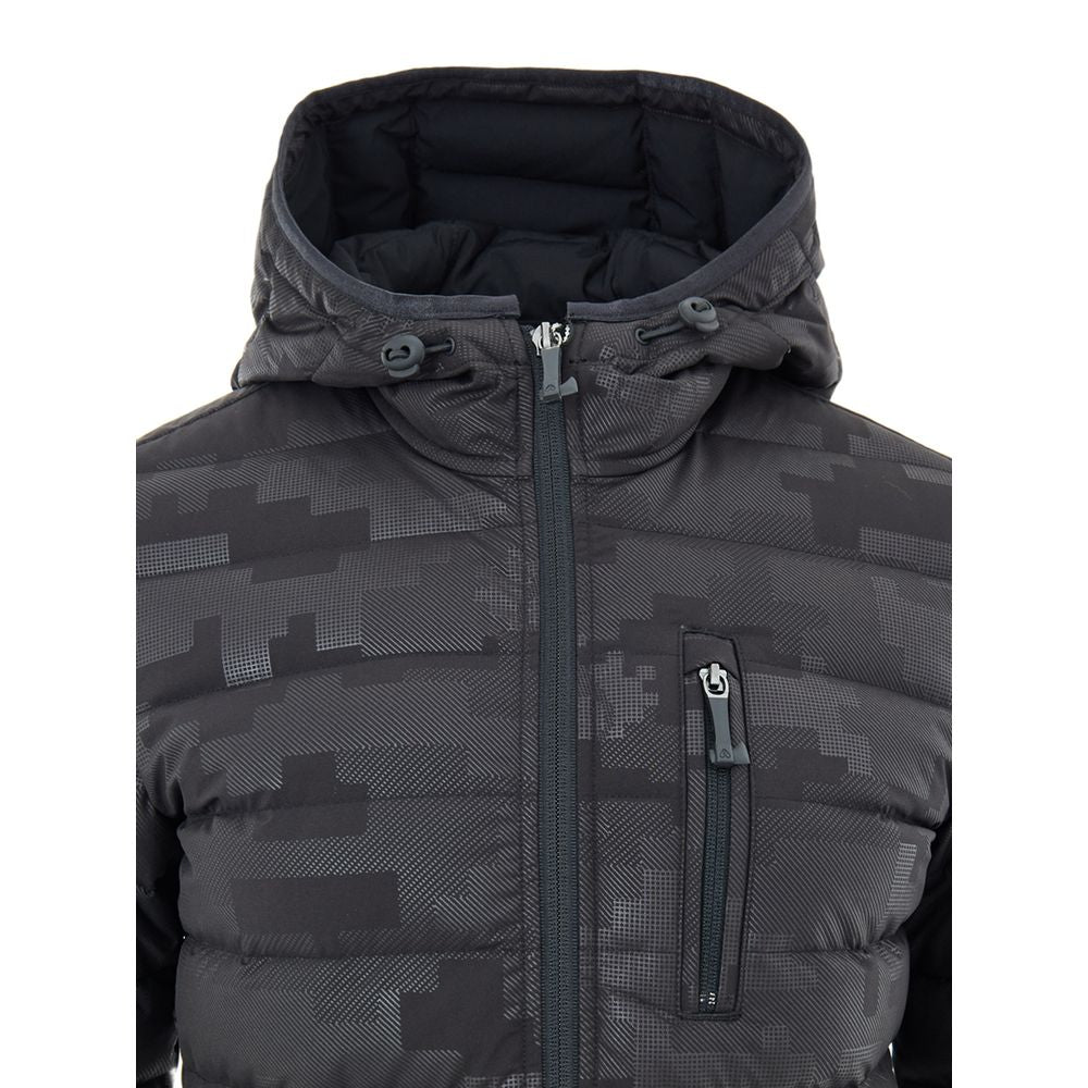 Moose Knuckles Black Nylon Coat