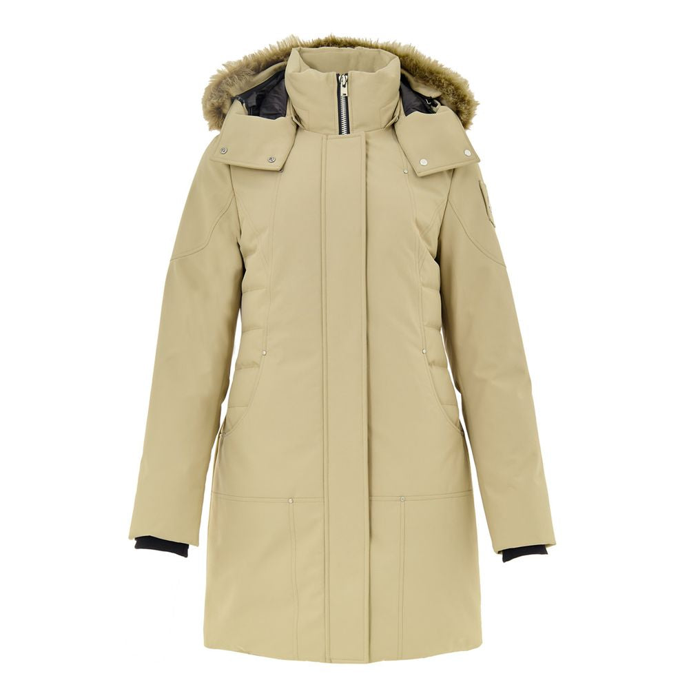Moose Knuckles Beige Cotton Parka
