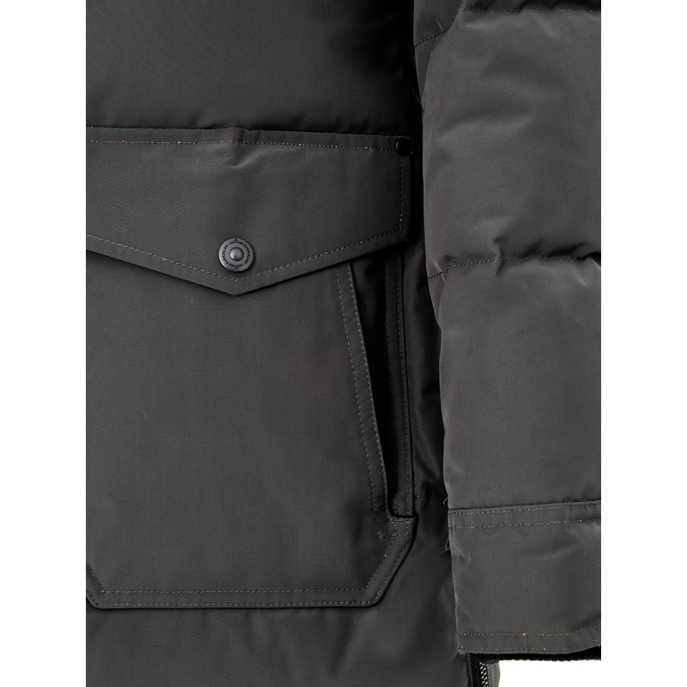 Moose Knuckles Gray Polyester Parka